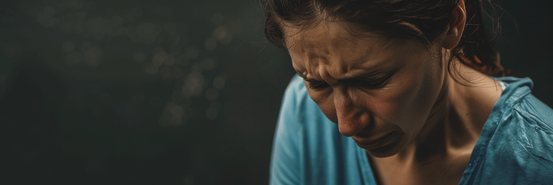 Woman Crying, Learning about treatment options for treatment-resistant depression at American TMS Clinics. Discover new hope and treatments for those who haven’t found relief from usual therapies.