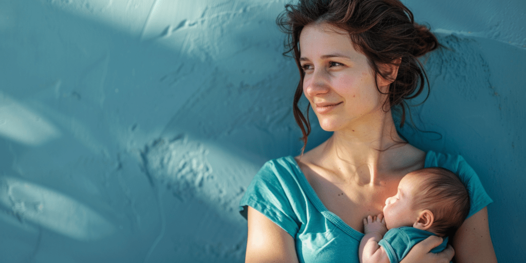 Mom holding baby wondering "How Much Does TMS cost with my insurance?"