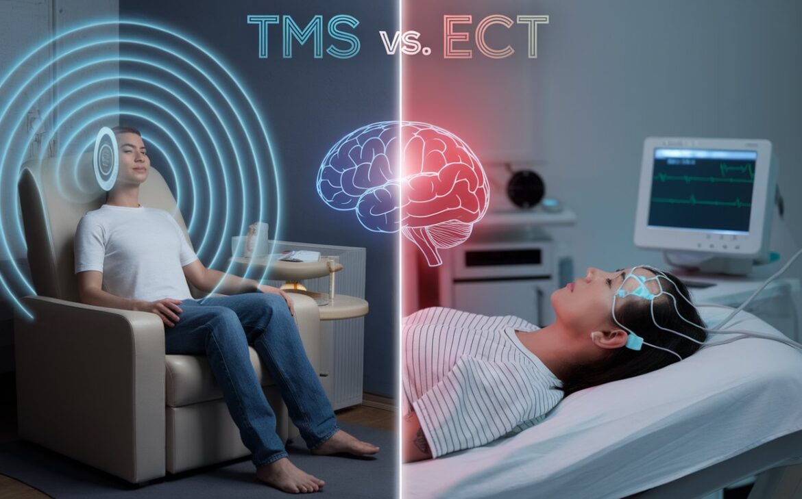 TMS vs. ECT treatments for depression